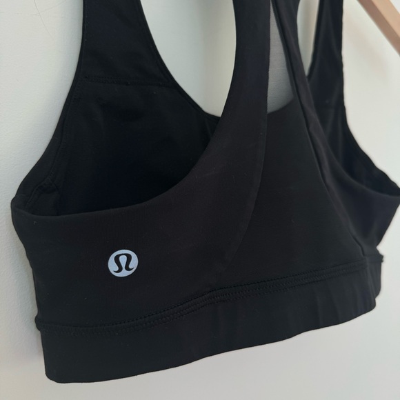 Lululemon Athletica Intimates Black Mesh Back Train Bra - Picture 4 of 11